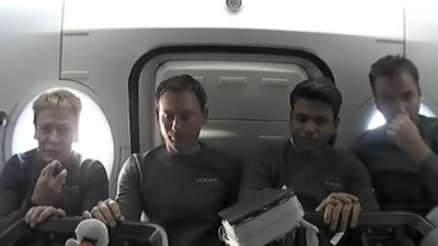 ‘Namaskar from space’: Astronaut Shubhanshu Shukla sends new message; enroute to ISS on Axiom-4 – Watch | India News
