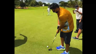‘Ball went everywhere …’: Rishabh Pant’s hilarious golf fail goes viral – Watch | Off the field News