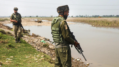 Jammu and Kashmir: Pakistani drone spotted near border village; combing operation on | India News