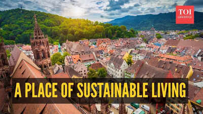 The city has no cars, no pollution, super clean water, or even trash cans with solar water?